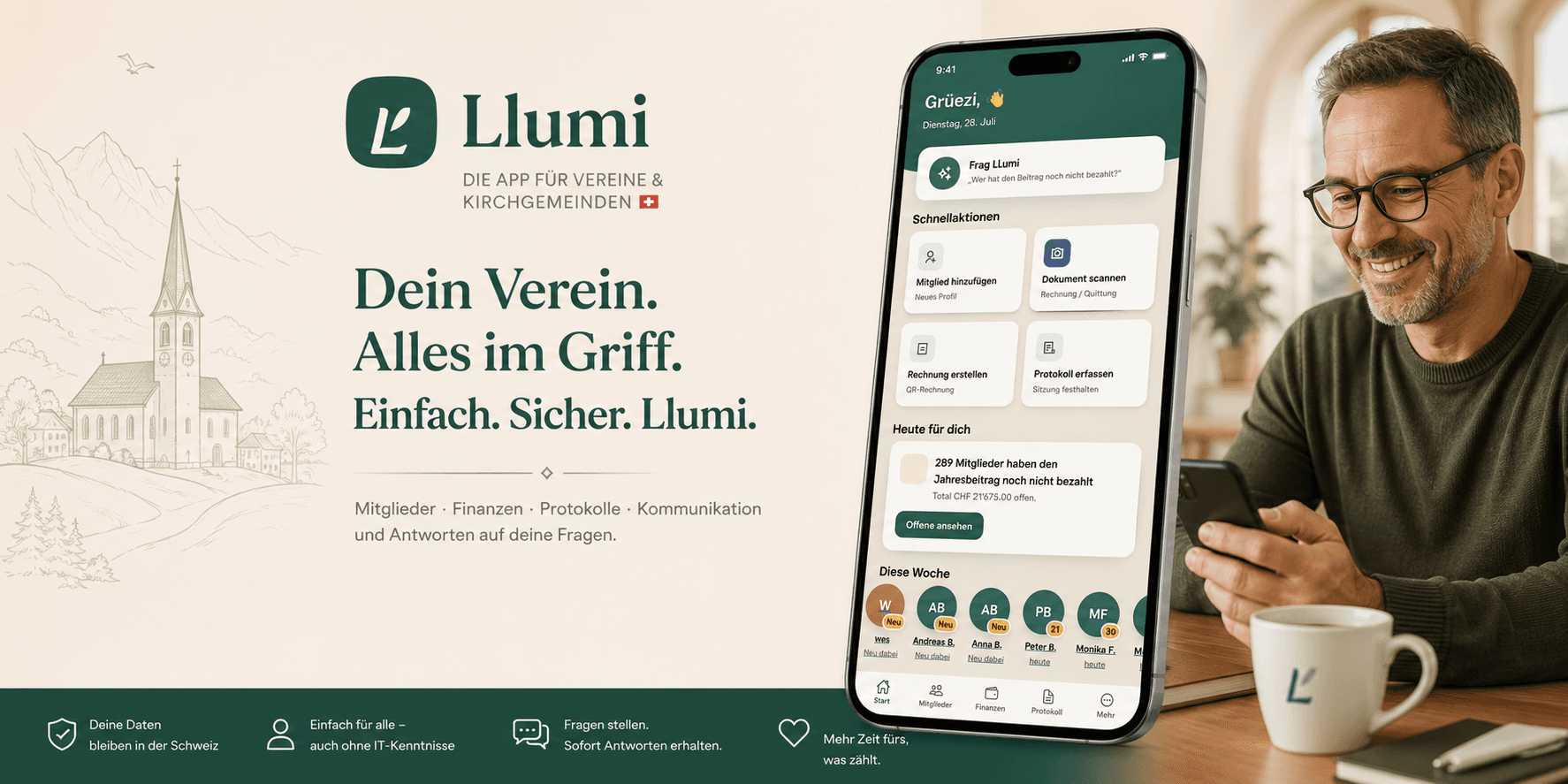 Llumi: der digitale Sekretär für Vereine